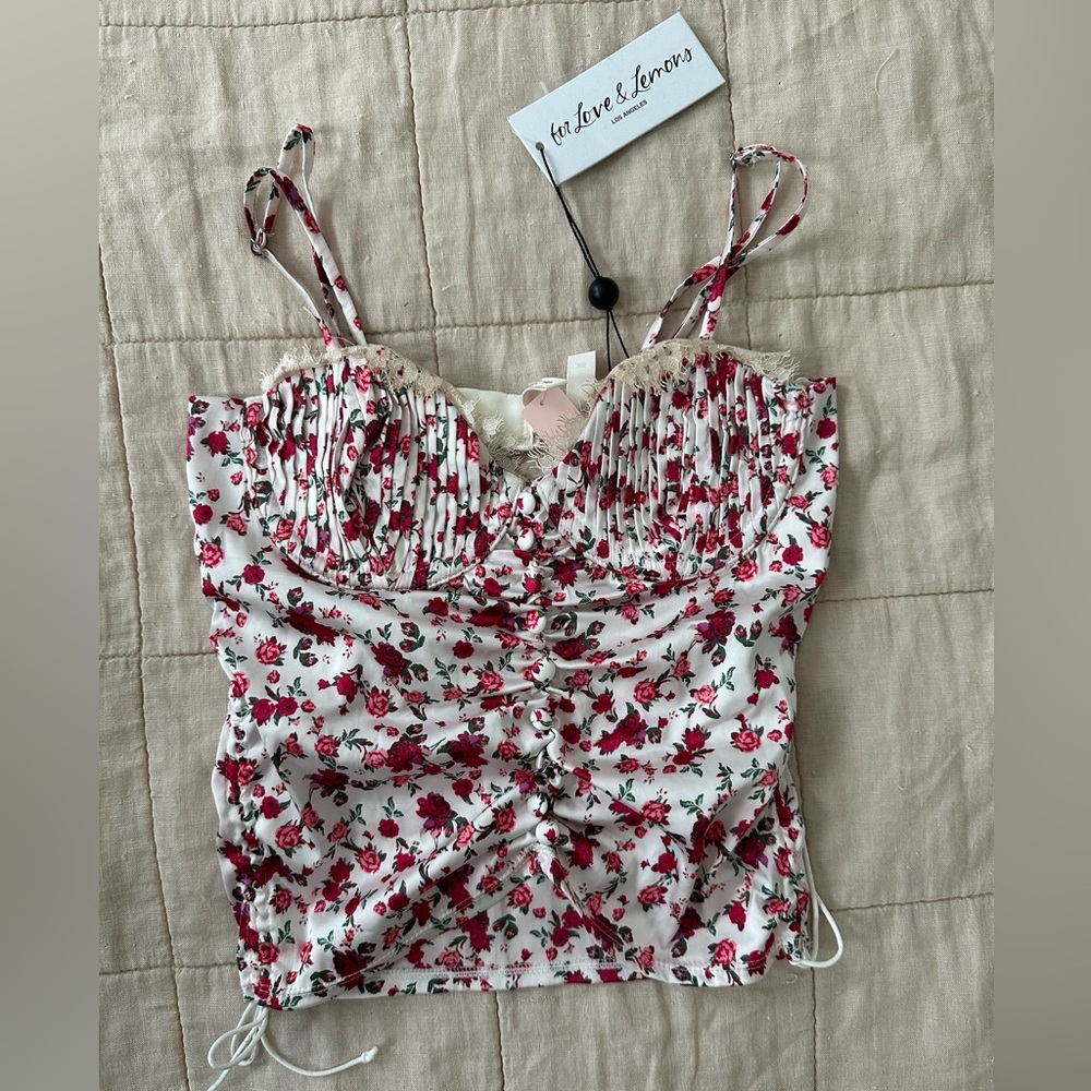 For love and lemons x Victoria’s Secret lingerie top